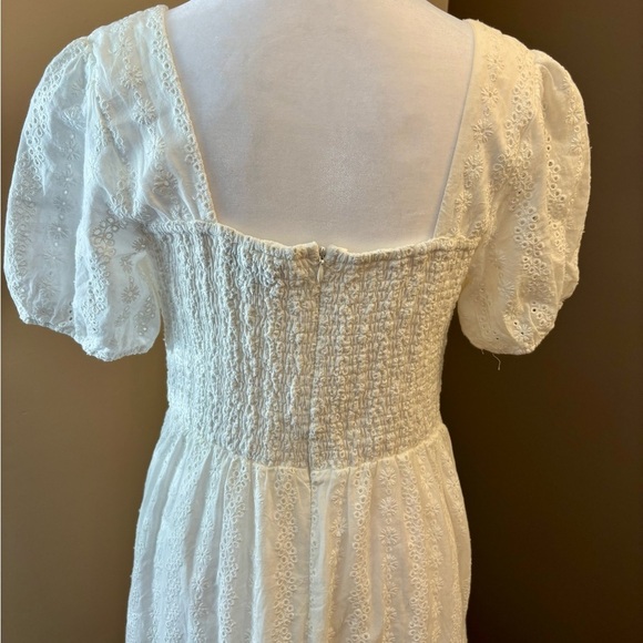 Lost + Wander White Middle of Nowhere Tiered Midi Sundress - Picture 11 of 15